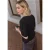 Street One Studio Dames Shirt met ronde hals en pofmouwen in Zwart