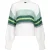 PINKO Orango Sweater White/green Multi-colour