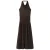 Mango viscose halterjurk – bruin