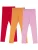 Fred’s World by GREEN COTTON Leggings  oranje / lichtroze / vuurrood