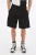 CITY Shorts met trekkoord in zwart