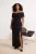 Trendyol Curve Dames Zwart Effen Maxi Mouwloos Diploma-uitreiking / Gala Bodycon Grote maten Jurk