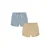 Dirkje sweatshort – set van 2 blauw/beige