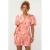 Ydence gebloemde top – roze