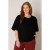 BASE LEVEL CURVY Noana Tops – Black –