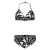 SuperRebel triangel bikini Isla wit/zwart