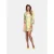 Mucho Gusto Jurk palau geel met groene paisley