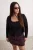 Trendyol Curve Dames Zwart Effen Lang Getailleerd Grote maten Blouses