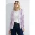 Cecil Dames Ruiten vest in Paars