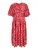 Apricot Jurk  rood / wit