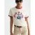 Scotch & Soda Regular-fit T-shirt With Contrast Binding Eggnog