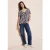 Street One Dames T-shirt met print in Blauw
