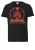 LOGOSHIRT Shirt ‘Deadpool’  antraciet / bloedrood / zwart