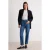 TRENDYOLMİLLA Dames Blauw Effen Mom Hoge taille Jeans