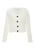 Poomi Gebreid vest  zwart / wit