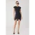 TRENDYOLMİLLA Dames Zwart Effen Kort / Mini Kort Bodycon Jurken