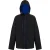 Regatta Heren Navigate Dubbellaags Soft Shell Jacket met capuchon (Zwart/Nieuw Royal)