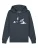 Watapparel Sweatshirt ‘ Spacewhale ‘  blauw / antraciet / wit