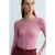 Slim Fit Bootcut Lange Mouw Gebreide Blouse