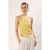 TRENDYOLMİLLA Dames Geel Geruit Mouwloos Getailleerd Blouses