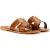 Tower Footwear Cut Out Damesmuilen Van Bruin Leer