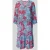 montego Knielange jurk van viscose met bloemenmotief