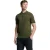 No Excess Pullover short sleeve polo button s dark moss