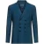 John Varvatos Slim Fit Double Breasted Peak Lapel Jack Empire Blue
