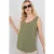 V-hals Pull-On Blouse