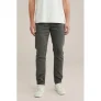 WE Fashion slim chino donkergroen