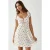 Gegoten Bloemen Mini Jurk
