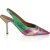 DWRS label Rhodos Green / Fuchsia