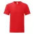 Fruit of the Loom Iconisch T-shirt voor heren (set van 5) (Rood)