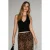 Getailleerde haltertanktop