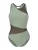 ARENA Badpak ‘Mesh Vent Back Angle’  pastelgroen / zwart