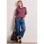 Street One Dames Shirt met korte mouwen en knoopsluiting in Roze