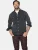 Jan Vanderstorm denim overshirt zwart