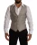 Dolce & Gabbana Heren Beige Wol Enkelvoudig Geknoopt Vest
