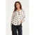 Smashed Lemon Blouse met stippenprint en strikkraag |