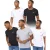 Crosshatch Heren Basicstandard T-shirt (5-pack) (Zwart/Grijs/Wit)