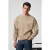 Oversized sweatshirt met logo en ronde hals