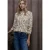 Street One Dames Shirt met patroon in Beige