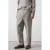 Mango Man regular fit gemêleerde joggingbroek – pastelgrijs