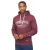 Crosshatch Heren Vintarge Hoodie (Rum Rozijn)
