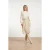 Smashed Lemon Midi rok van geweven stof met visgraatstructuur |