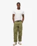 Superdry Mannen Vintage Parachute Cargobroek van Biologisch Katoen Groen