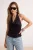 TRENDYOLMİLLA Dames Paars Effen Mouwloos Regular fit Blouses