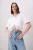 TRENDYOLMİLLA Dames Wit Effen Kort Boxy Overhemden