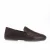 Women’s Fit Flop Allegro Crush-Back Leather Loafers in Black