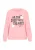 swirly Sweatshirt ‘Back To School’  donkeroranje / rosa / zwart / wit
